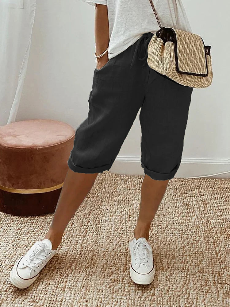 Pantalones cortos de tela