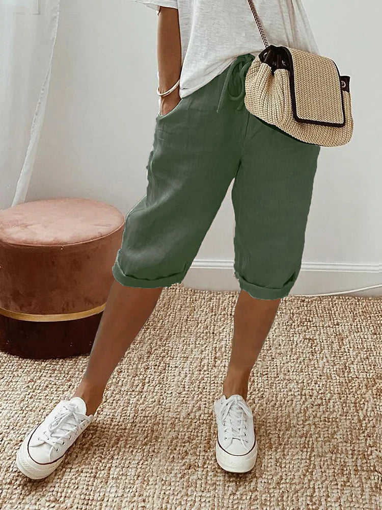 Pantalones cortos de tela