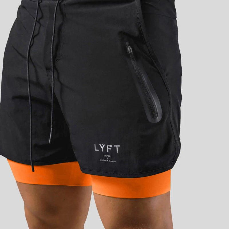 Pantalones cortos deportivos 2 en 1 para hombre | Perfectos para cualquier entrenamiento