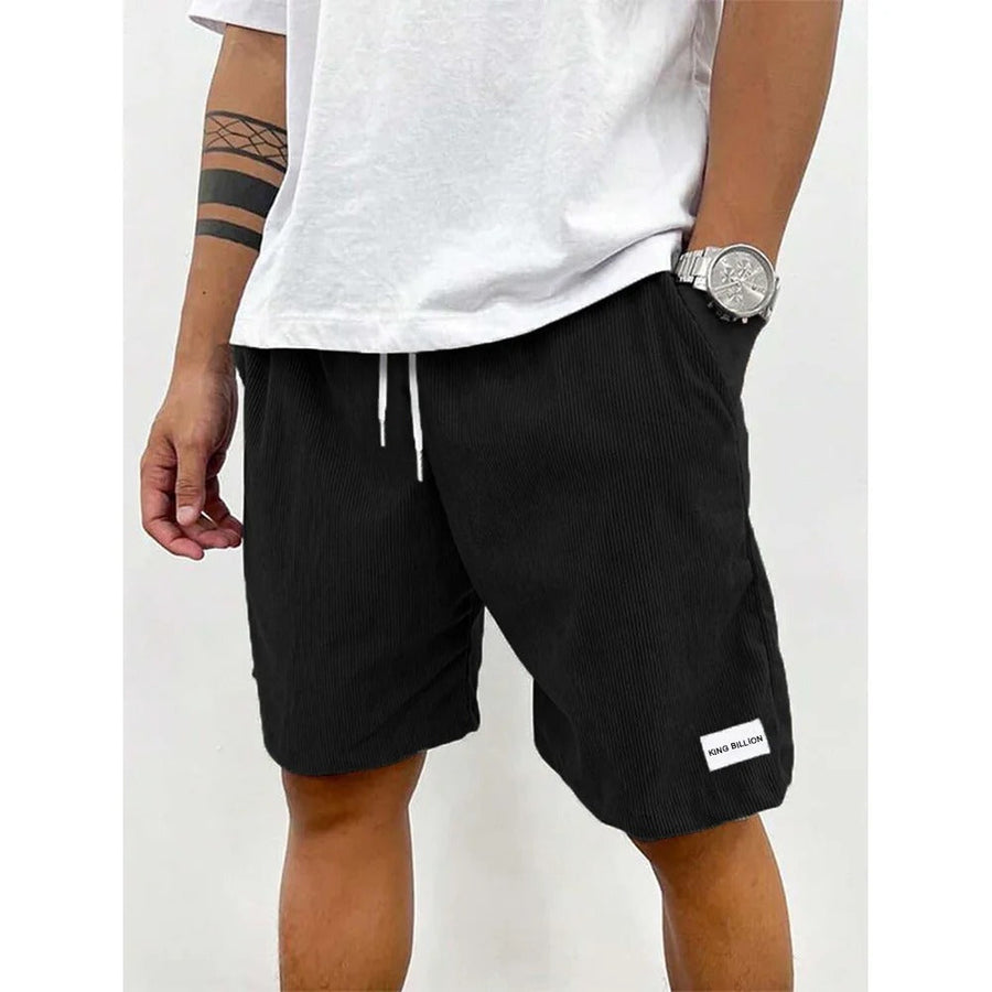 Pantalones cortos para hombre - Estructura suave - Corte holgado