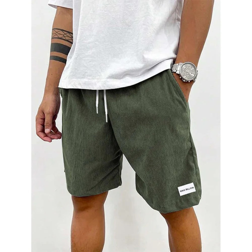 Pantalones cortos para hombre - Estructura suave - Corte holgado