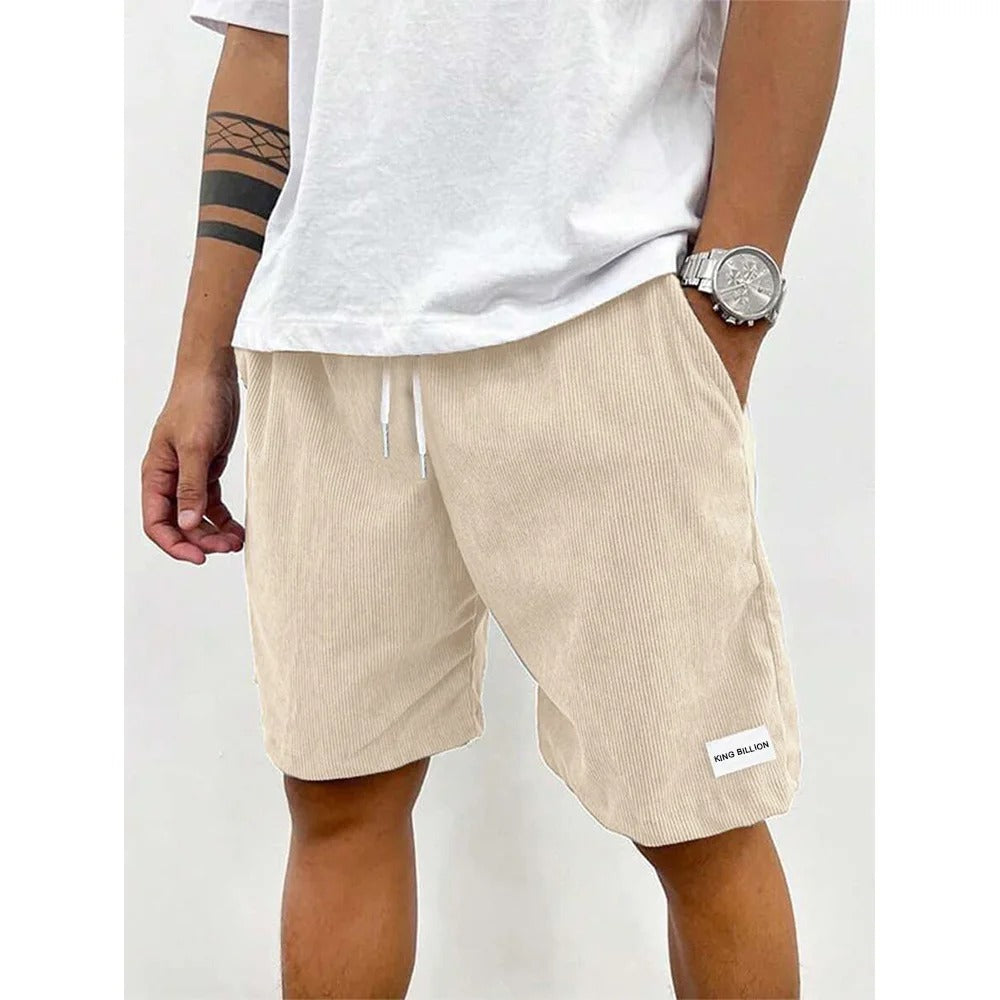 Pantalones cortos para hombre - Estructura suave - Corte holgado