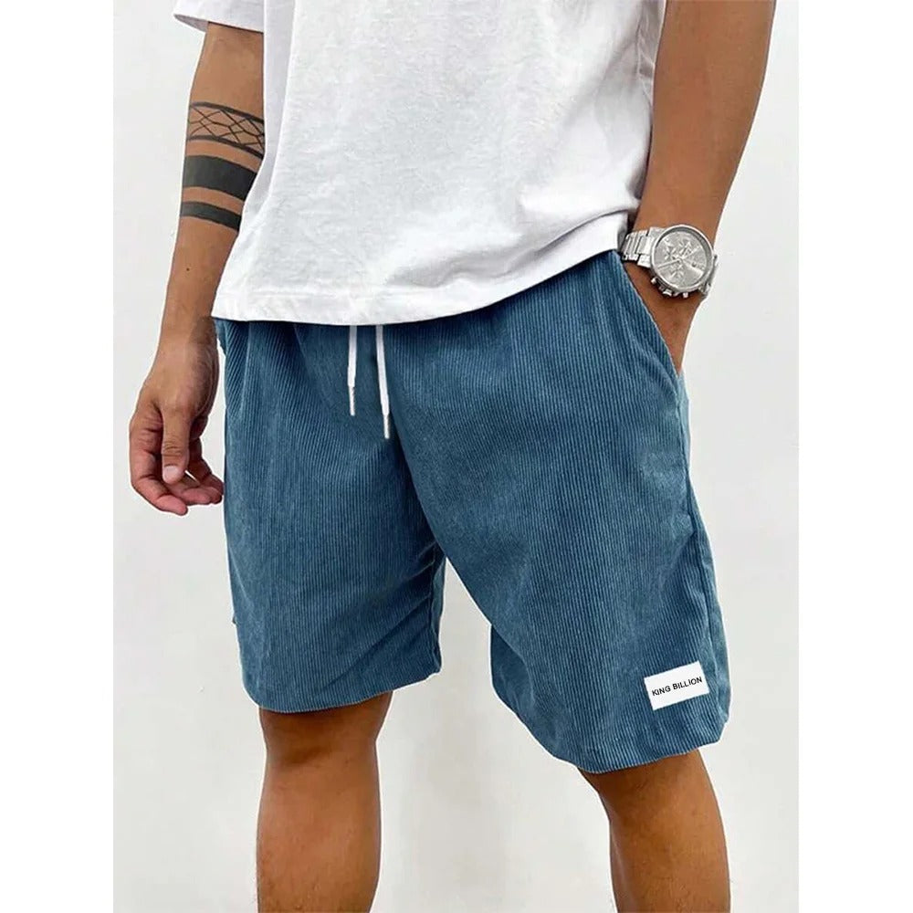 Pantalones cortos para hombre - Estructura suave - Corte holgado