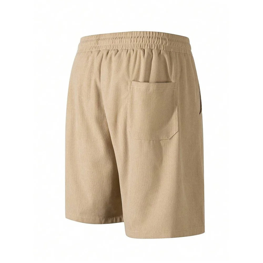 Pantalones cortos para hombre - Estructura suave - Corte holgado