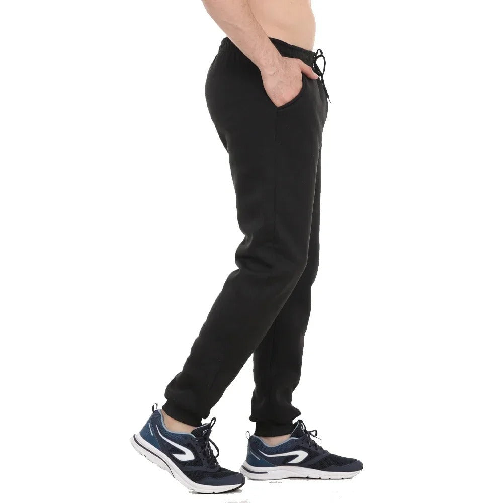 Pantalones de chándal casuales de felpa para hombre