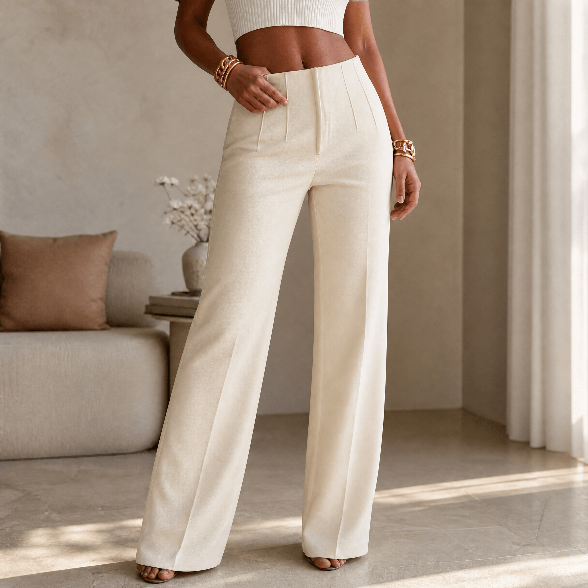 Pantalones de vestir con pinzas