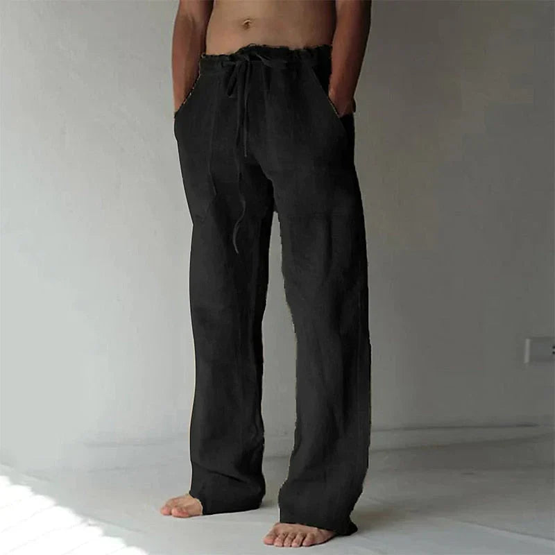 Pantalones hombre sueltos estilosos y cómodos