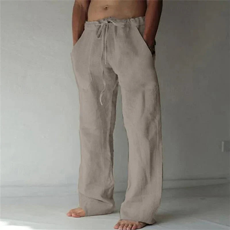 Pantalones hombre sueltos estilosos y cómodos