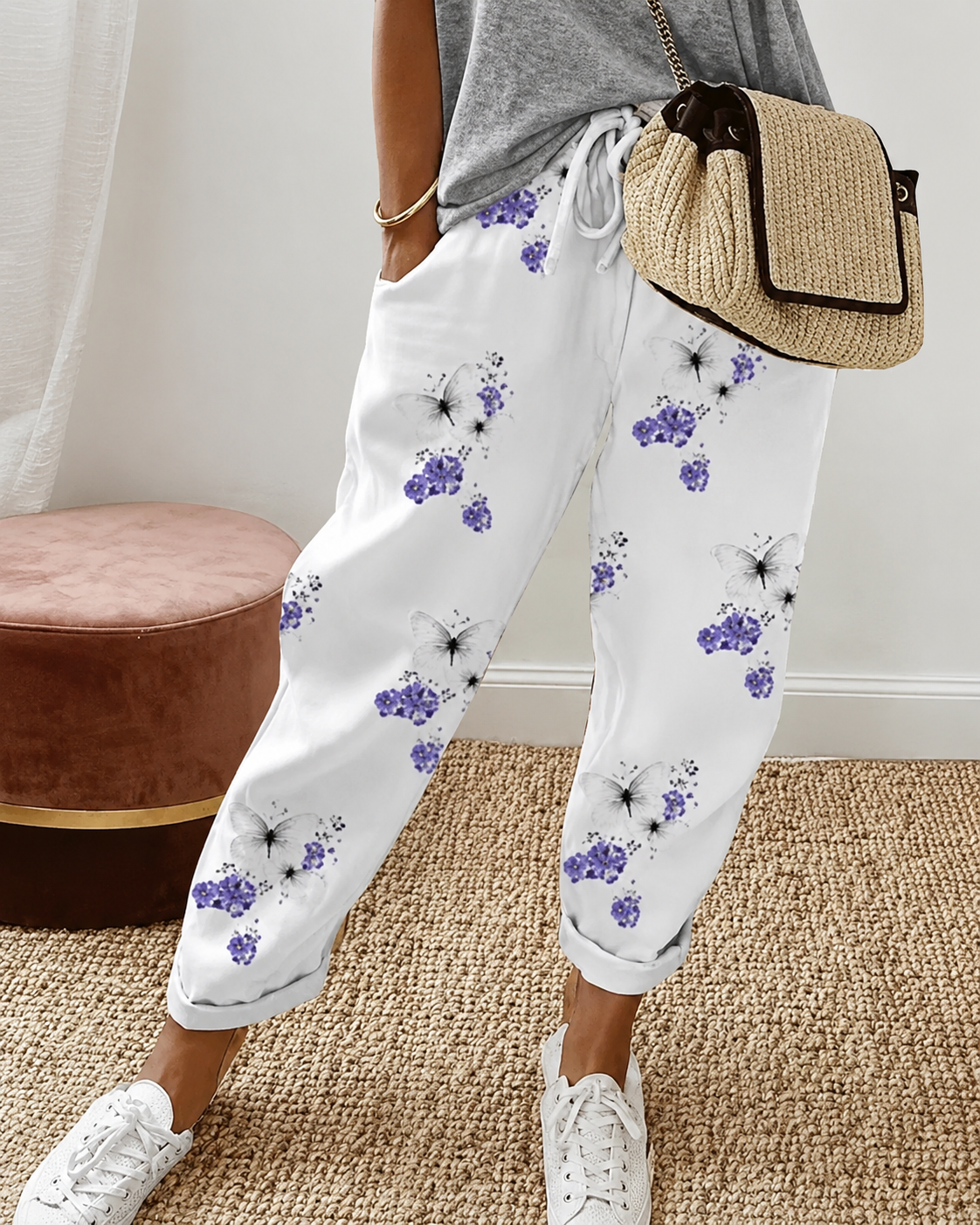 Pantalones para mujer de estilo lino: corte ligero y elegante