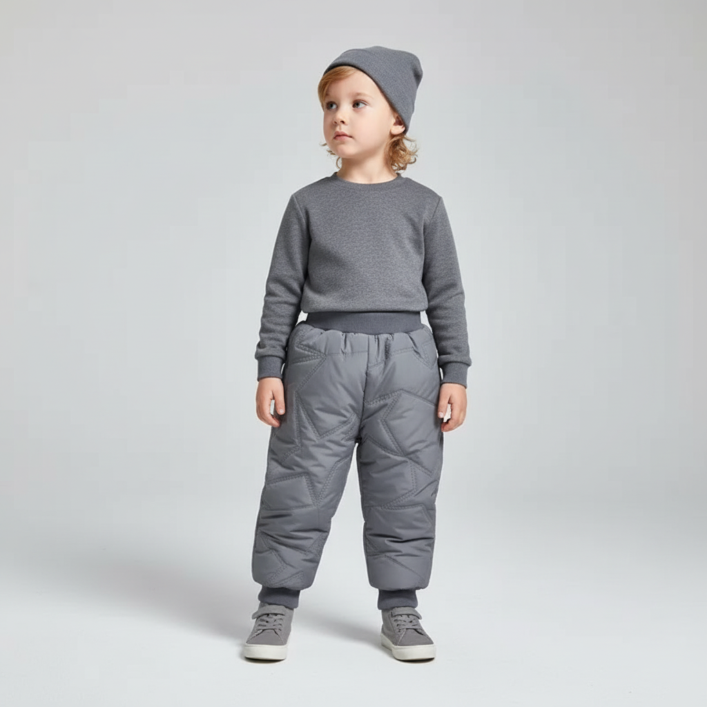 Pantalones térmicos acolchados para niños