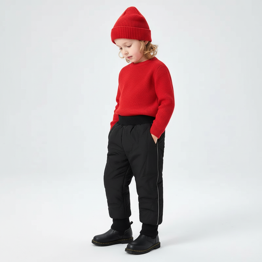 Pantalones térmicos acolchados para niños