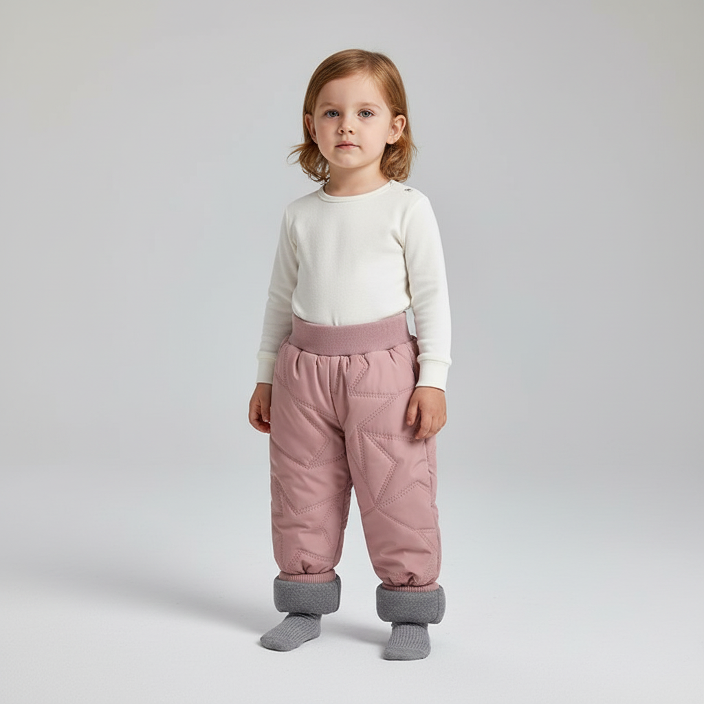 Pantalones térmicos acolchados para niños