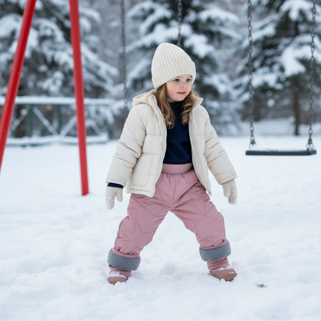 Pantalones térmicos acolchados para niños