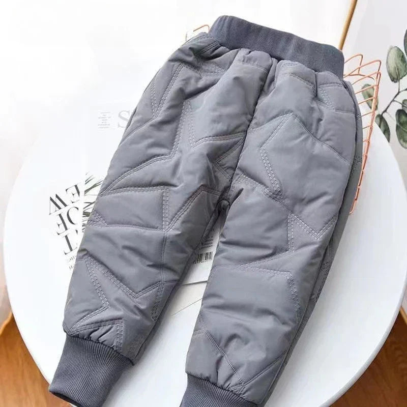 Pantalones térmicos acolchados para niños
