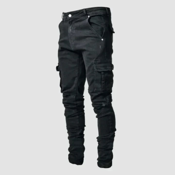Pantalones vaqueros cargo de corte entallado para hombre