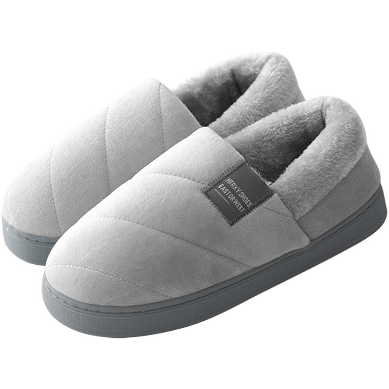 Pantuflas antideslizantes de pelo para hombre