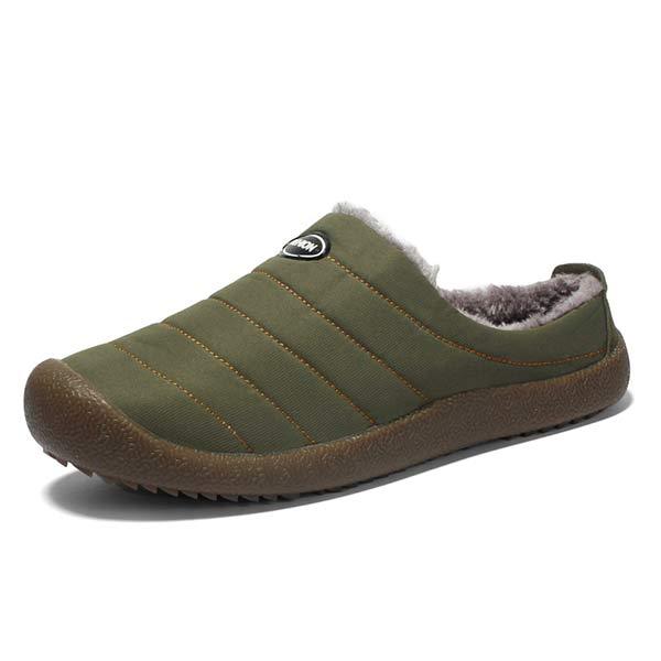 Pantuflas cómodas para hombre: con forro cálido para días de invierno