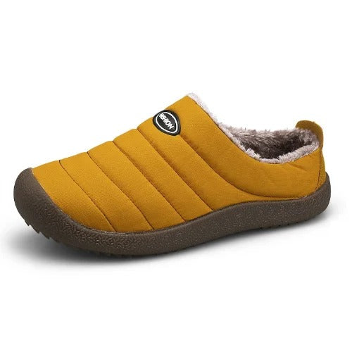 Pantuflas cómodas para hombre: con forro cálido para días de invierno