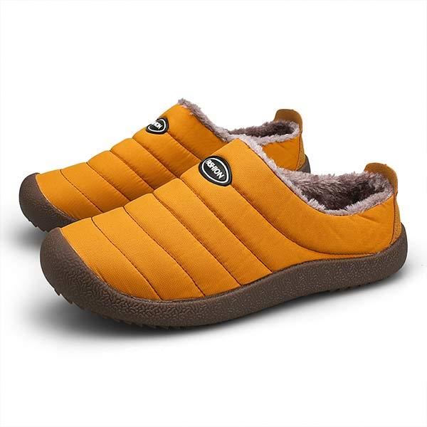Pantuflas cómodas para hombre: con forro cálido para días de invierno