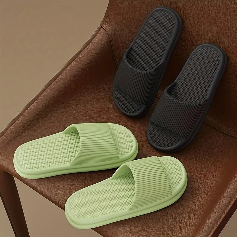 Pantuflas con amortiguación de impactos