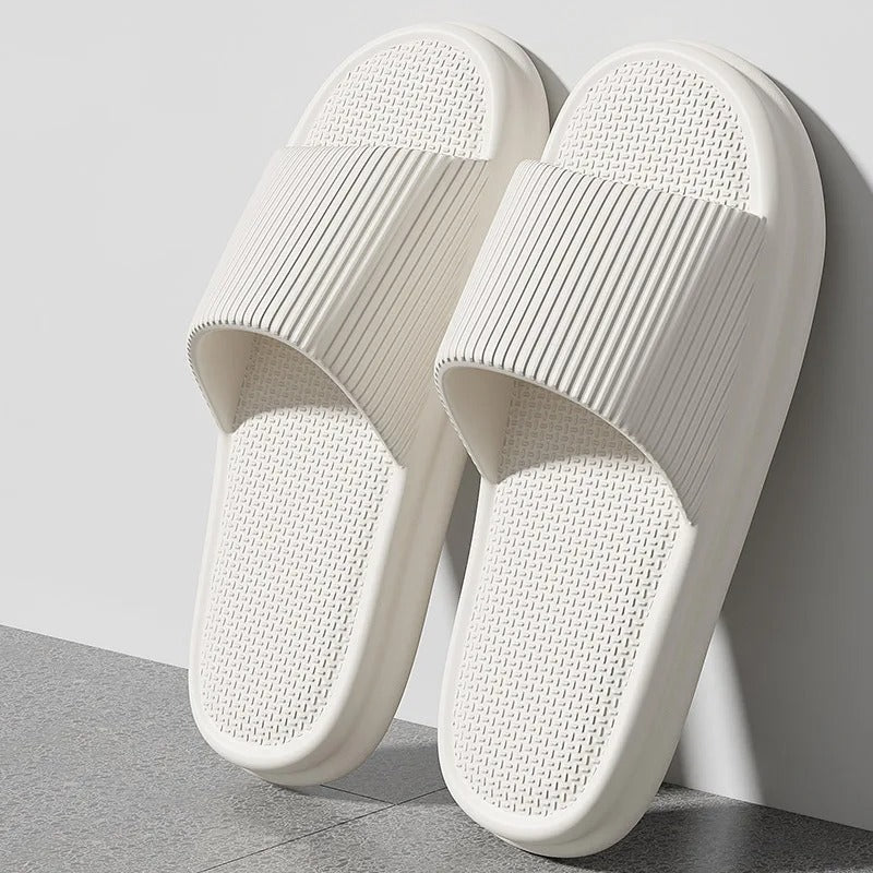 Pantuflas con amortiguación de impactos