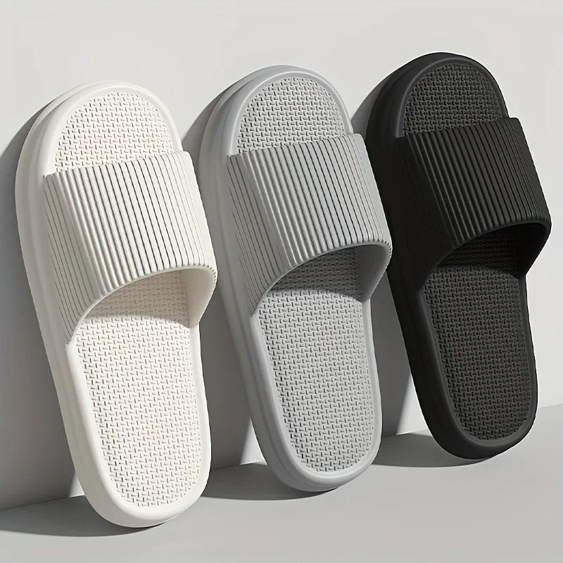 Pantuflas con amortiguación de impactos