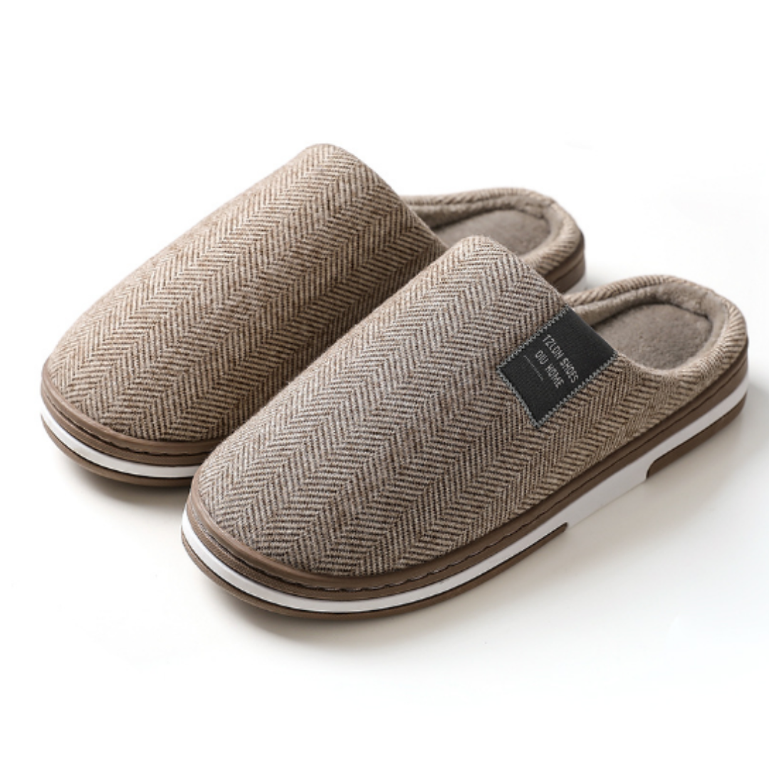 Pantuflas de casa cálidas y cómodas para tiempo libre unisex