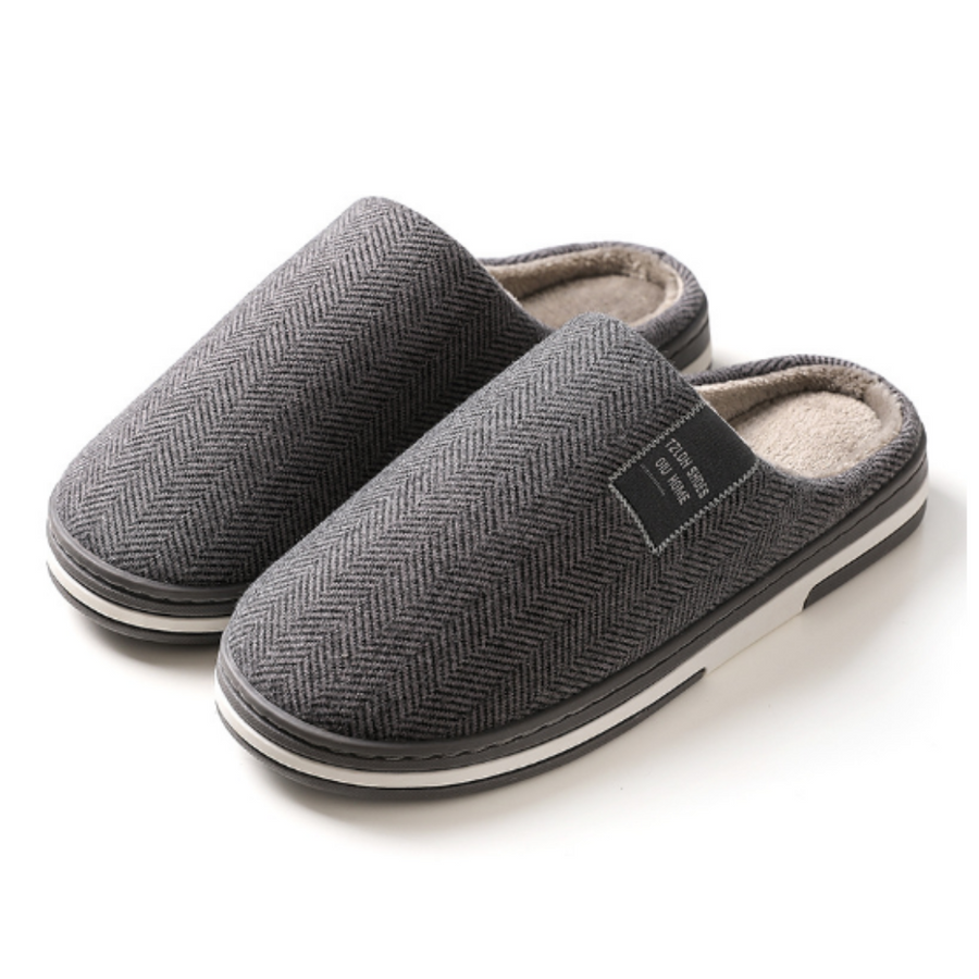 Pantuflas de casa cálidas y cómodas para tiempo libre unisex