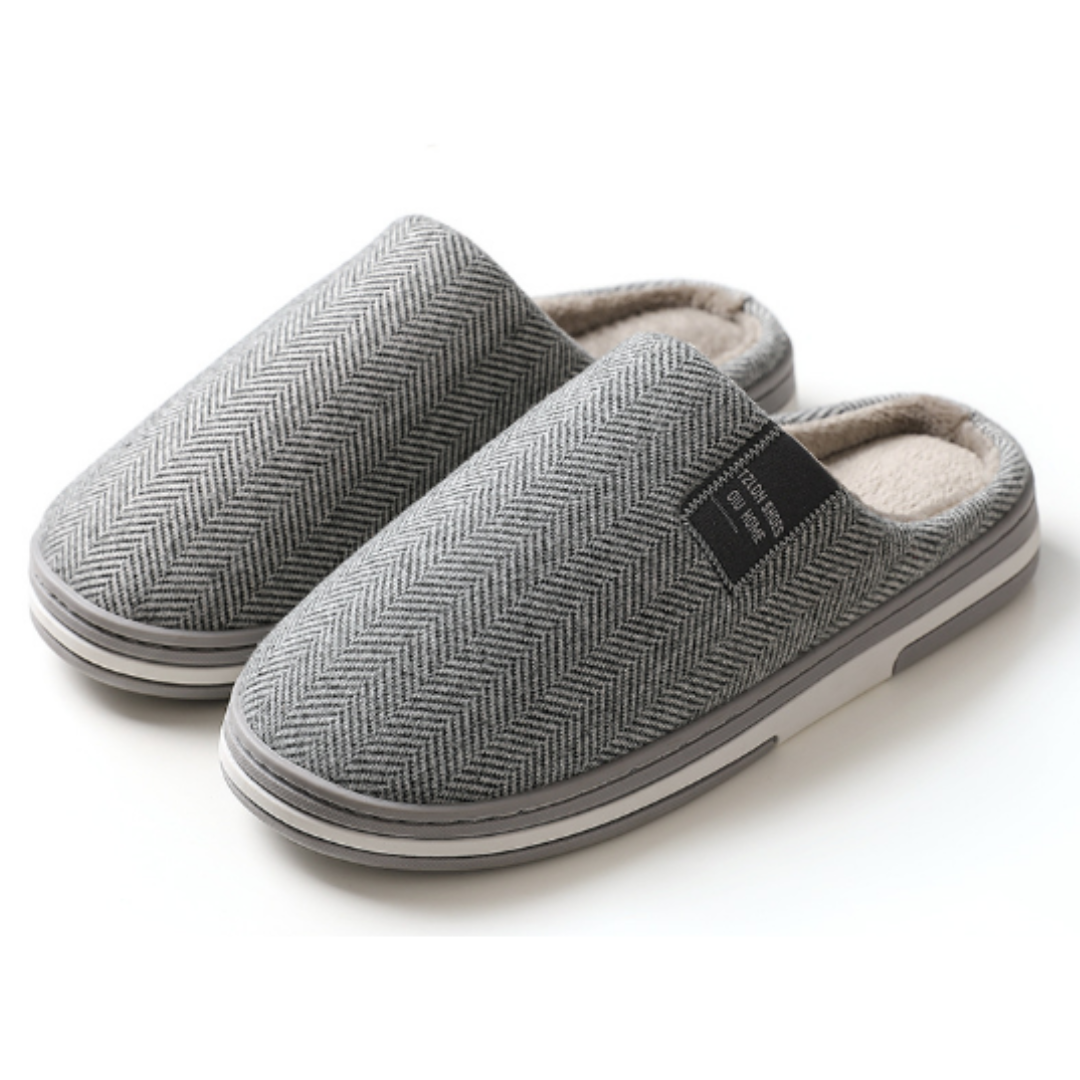 Pantuflas de casa cálidas y cómodas para tiempo libre unisex