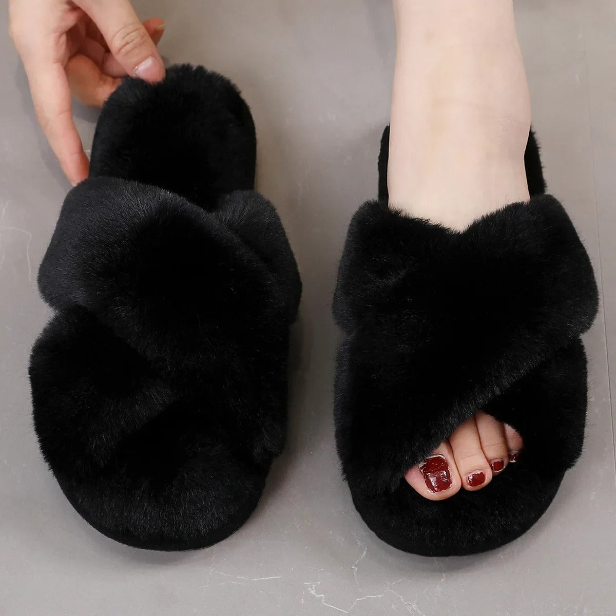 Pantuflas de casa casuales para mujer