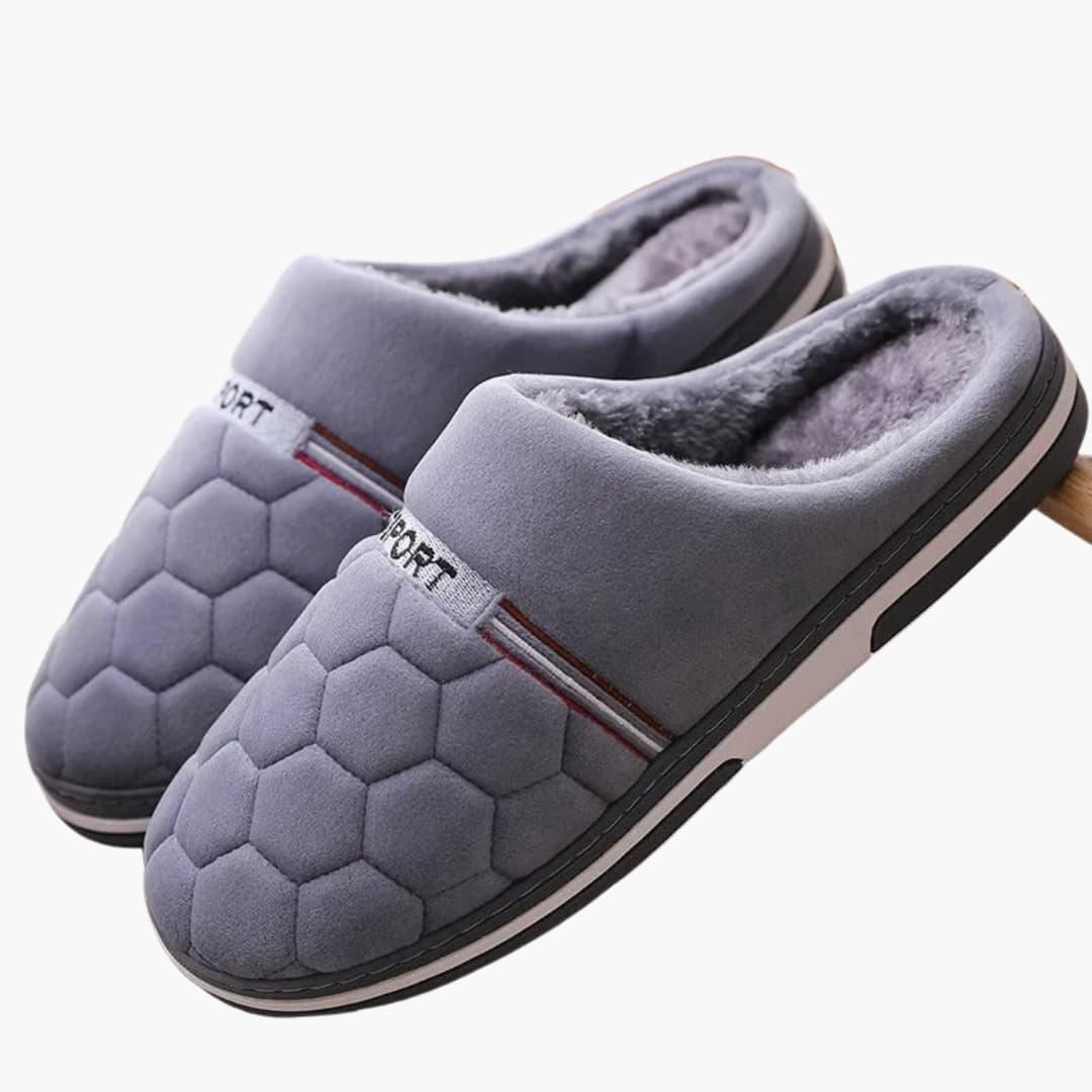 Pantuflas de casa para hombre con punta cerrada e interior acolchado