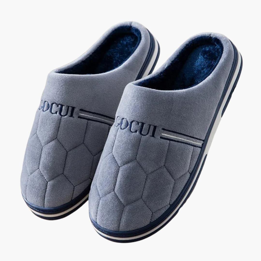 Pantuflas de casa para hombre con punta cerrada e interior acolchado