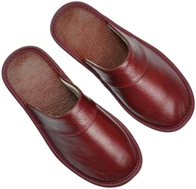 Pantuflas de cuero genuino – Antideslizantes y cómodas