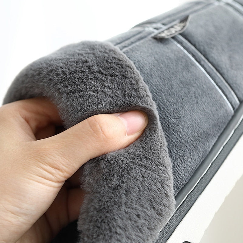 Pantuflas de hombre cálidas y elegantes