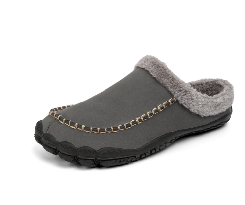 Pantuflas de lujo con forro cálido para hombre