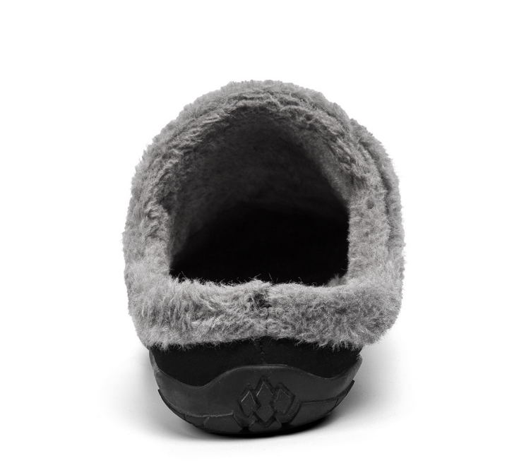 Pantuflas de lujo con forro cálido para hombre
