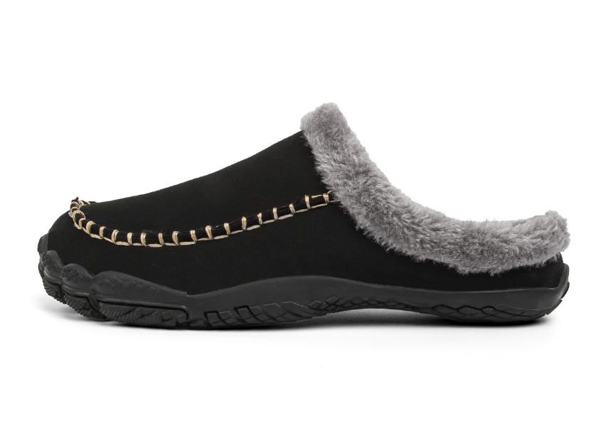 Pantuflas de lujo con forro cálido para hombre