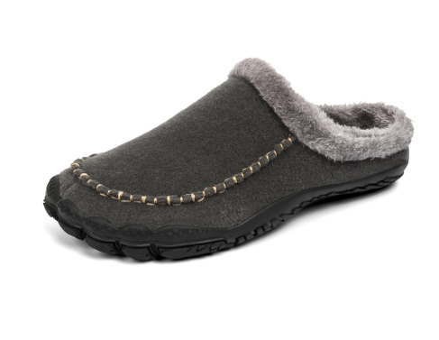 Pantuflas de lujo con forro cálido para hombre