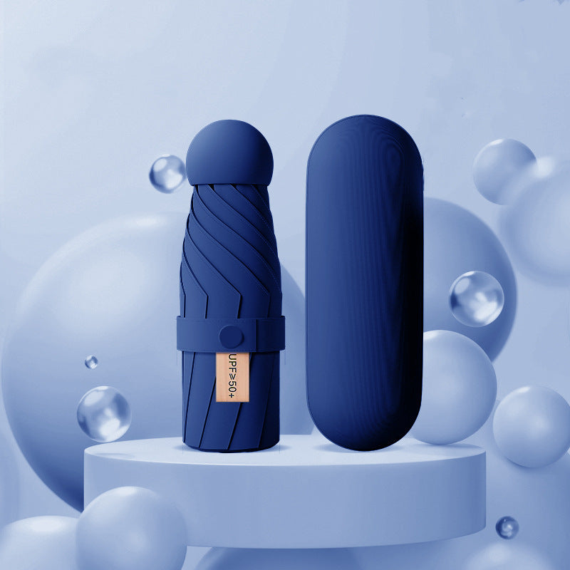 Paraguas plegable para mujer con protección UV y mecanismo innovador