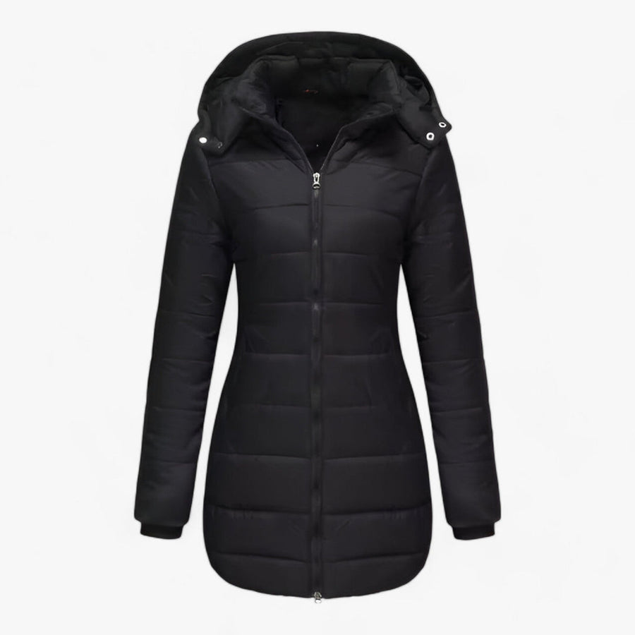 Parka larga aislada para mujer