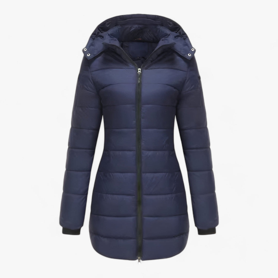 Parka larga aislada para mujer