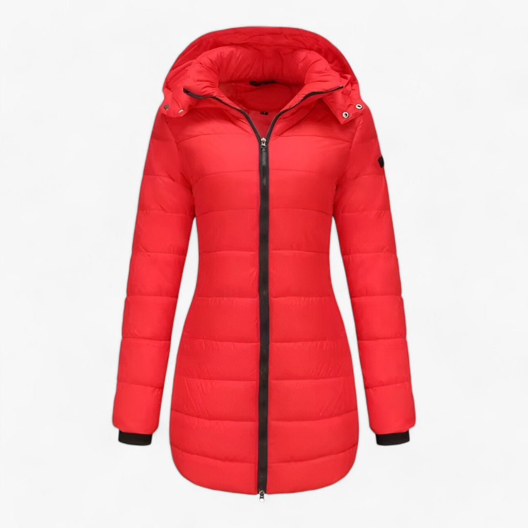 Parka larga aislada para mujer