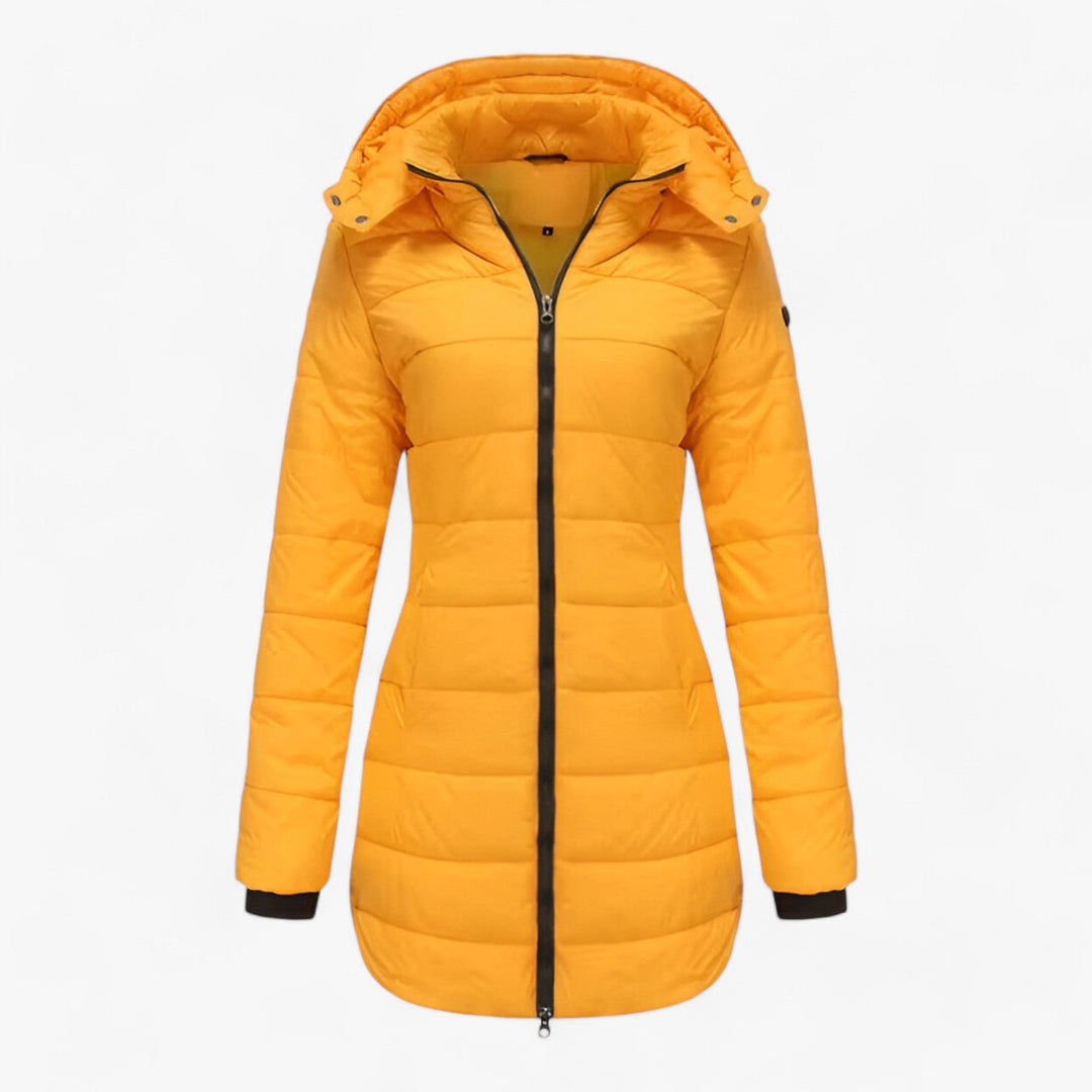 Parka larga aislada para mujer