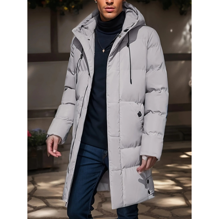 Parka larga y elegante para hombre