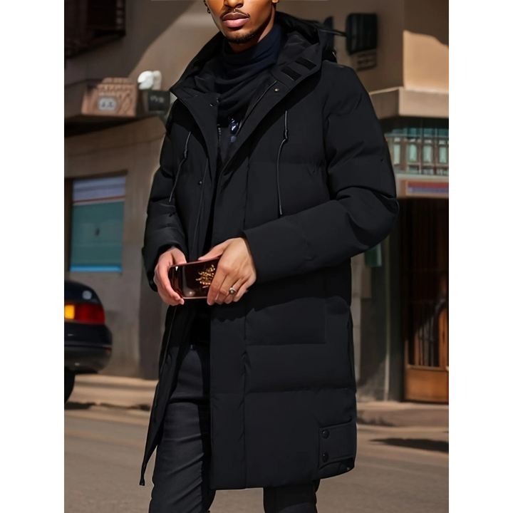 Parka larga y elegante para hombre