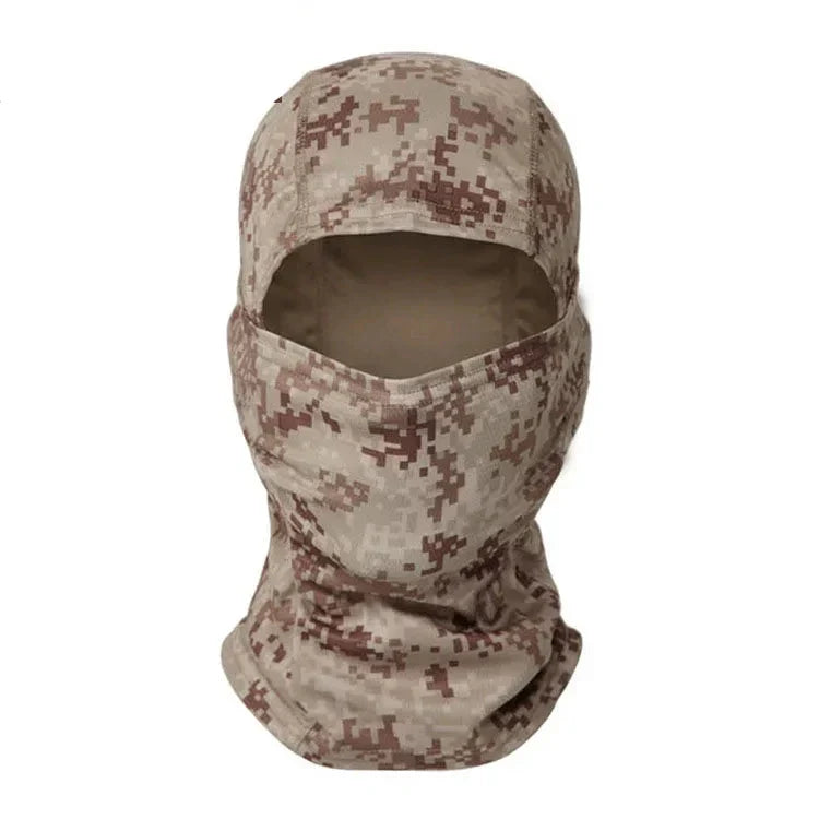 Pasamontañas táctico para todas las estaciones máscara facial militar de camuflaje