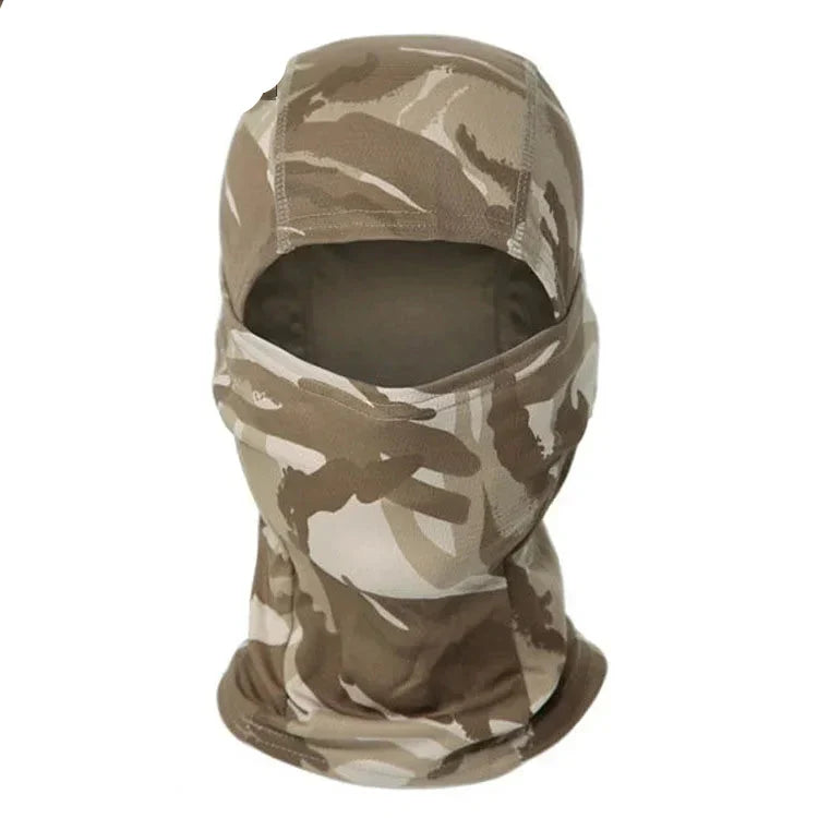 Pasamontañas táctico para todas las estaciones máscara facial militar de camuflaje