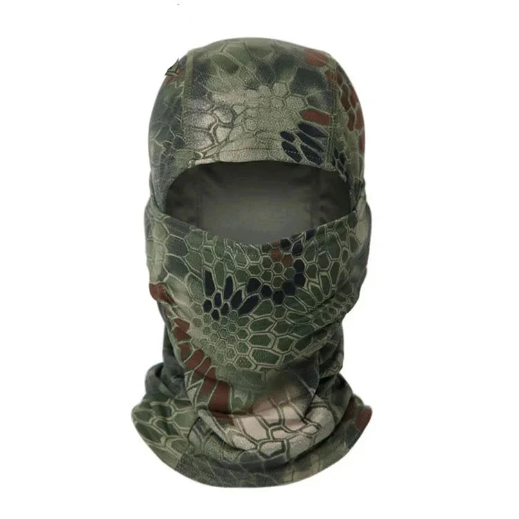 Pasamontañas táctico para todas las estaciones máscara facial militar de camuflaje
