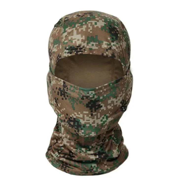 Pasamontañas táctico para todas las estaciones máscara facial militar de camuflaje
