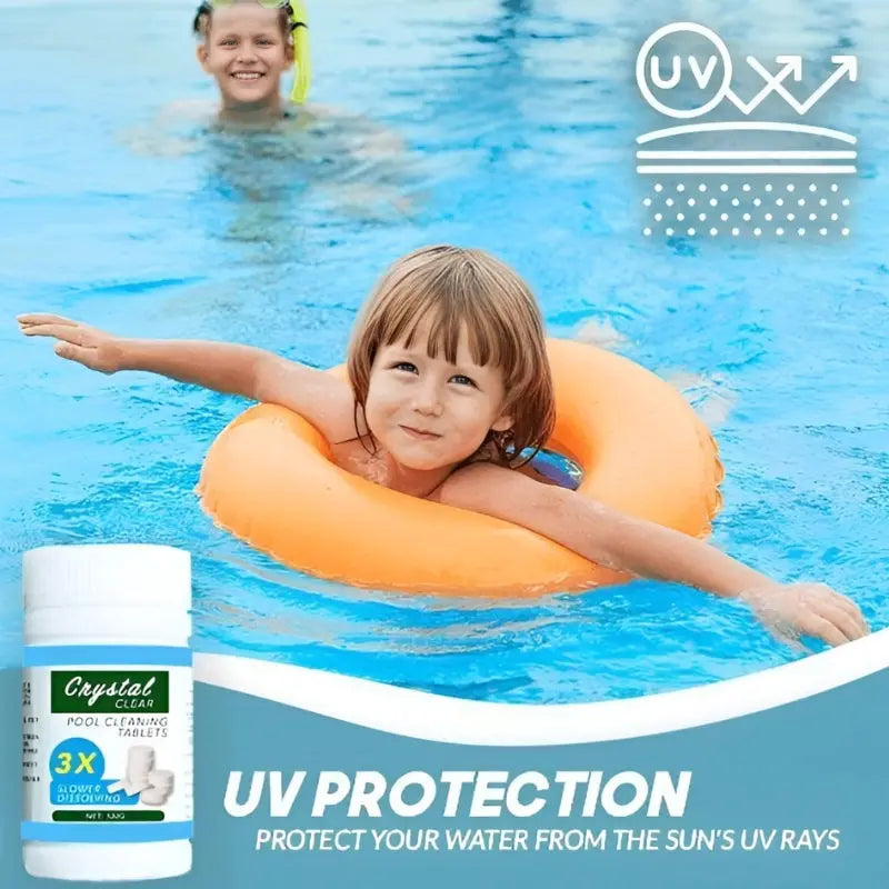 Pastillas para piscina para un agua cristalina y una relajación sin preocupaciones